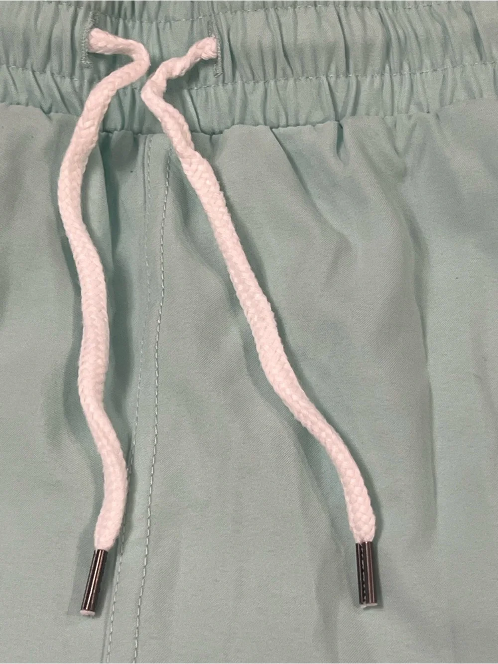 GOAT USA Boys Board Shorts Swim Trunks Youth L Light Blue Drawstring Lined